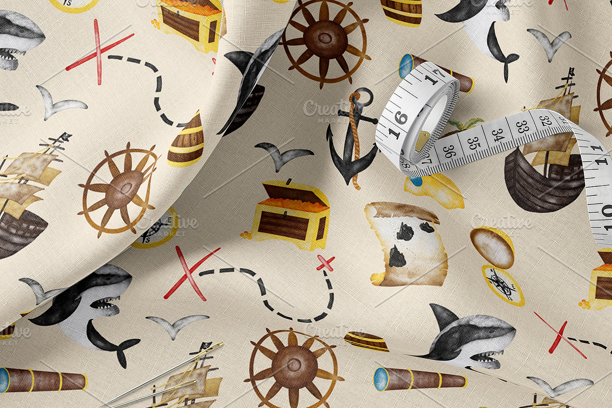 Kids Playful Seamless Patterns, a Pattern Graphic by Oksana Dovhopol Art (Photo 4 of 14)