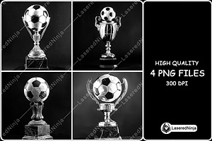 Football Trophy Soccer Ball Prize, a Background Graphic by LaseredNinja