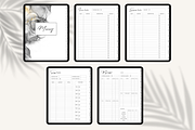 Undated Digital Life Planner iPad, a Templates & Theme by HoneyGlowStudioCo (Thumbnail 6 of 9)