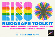 Risograph Toolkit for Procreate, a Brush Add-On by Brian Ritter Design (Thumbnail 1 of 13)