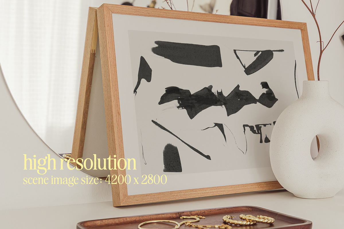 Imperfect Interior Frame Mockup Set, a Household Mockup by Salt Color Studio (Photo 11 of 28)
