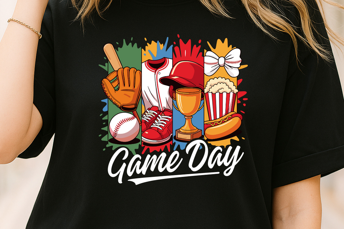 Baseball Sublimation PNG SVG Bundle, a Sport Illustration by Jozoor (Photo 3 of 4)