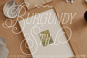 BURGUNDY | frame mockup with mat, a Household Mockup by Stykke Studio (Thumbnail 7 of 10)