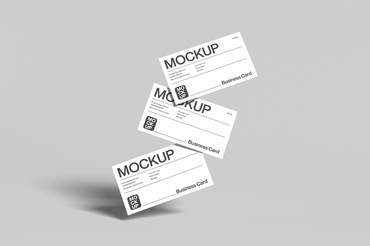 Realistic Business Card Mockup PSD, an Advertising Mockup by MA-KING_ART (Photo 5 of 5)