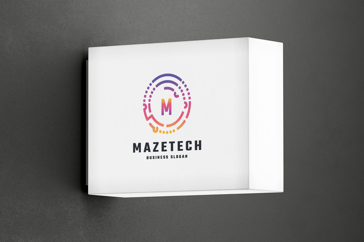 Maze Tech Letter M Logo, a Branding & Logo Template by Design_Planet (Photo 3 of 7)