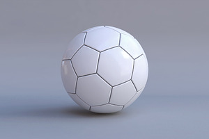 soccer ball with black lines