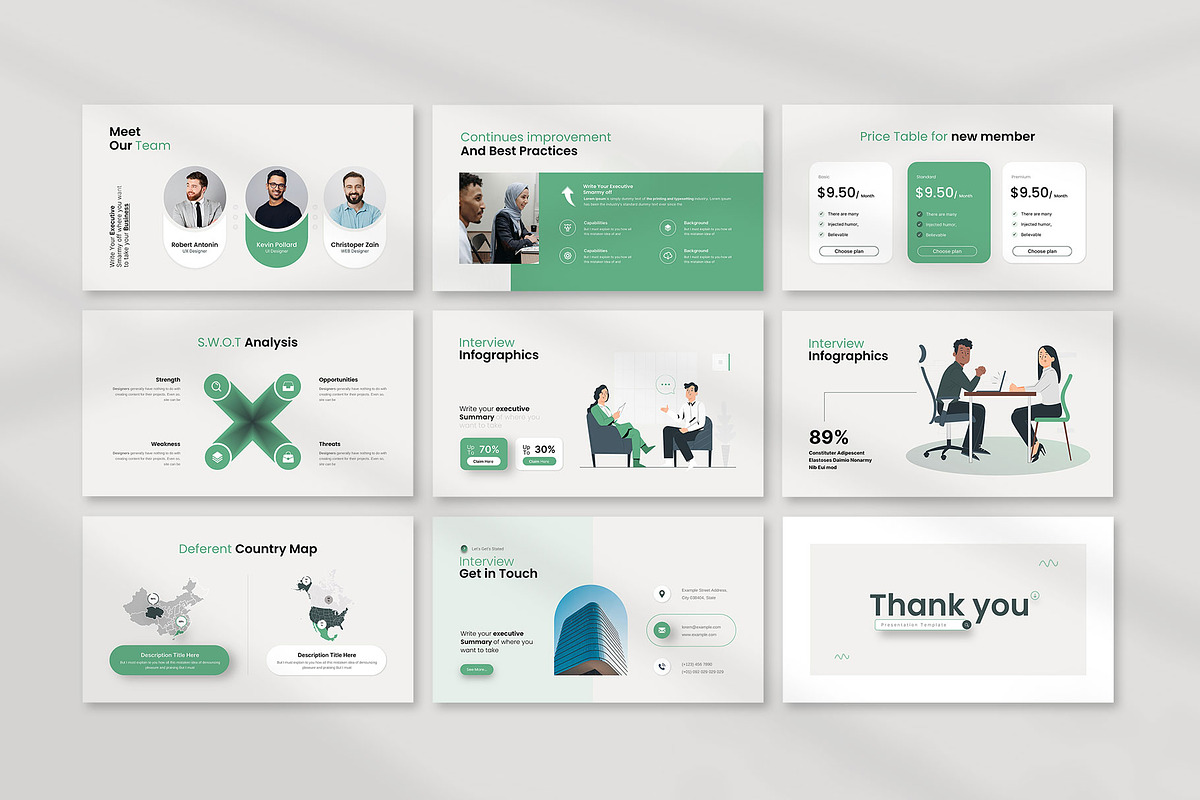 Job Interview Presentation, a Presentation Template by KreateTribe (Photo 5 of 5)