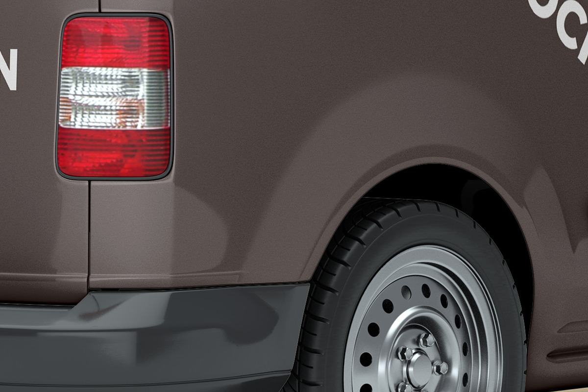 Mini Van Mockup - 6 views, an Advertising Mockup by Illusiongraphic (Photo 13 of 20)