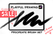 “Playful” Textured Procreate Brushes, a Brush Add-On by Art Sproot (Thumbnail 1 of 13)
