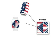 American Pride Pattern Collection, a Pattern Graphic by Elatedowl (Thumbnail 4 of 11)