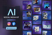 Artificial Intelligence Kit, a Social Media Template by Brandify Studio (Thumbnail 1 of 7)