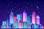City landscape Christmas, a Decorative Illustration by AlexZeL (Thumbnail 3 of 8)