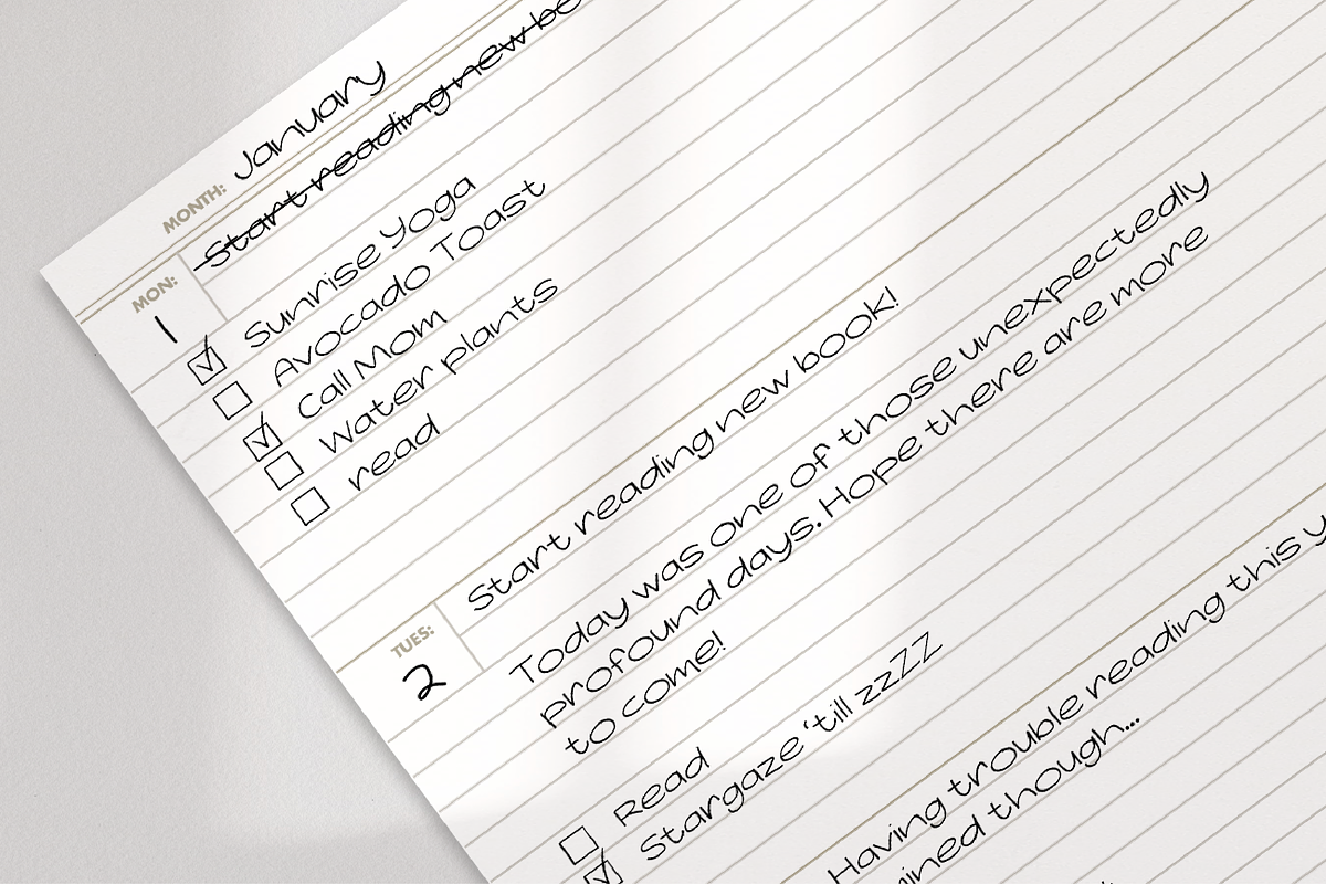 Pen Ponder | Handwritten Font, a Handwritten Font by RS Design Co. (Photo 4 of 5)