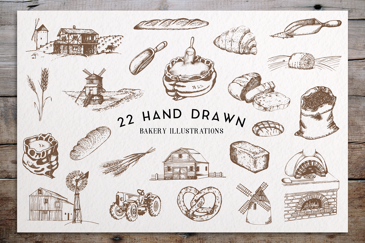 Bakery logo template, a Branding & Logo Template by Chewie Co (Photo 3 of 13)