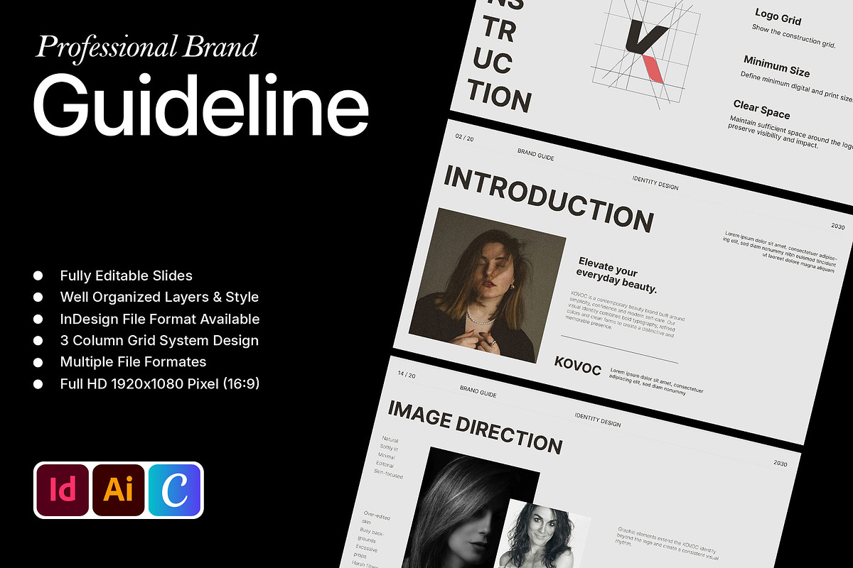 Brand Guideline Presentation Deck, a Branding & Logo Template by Devators (Photo 2 of 6)