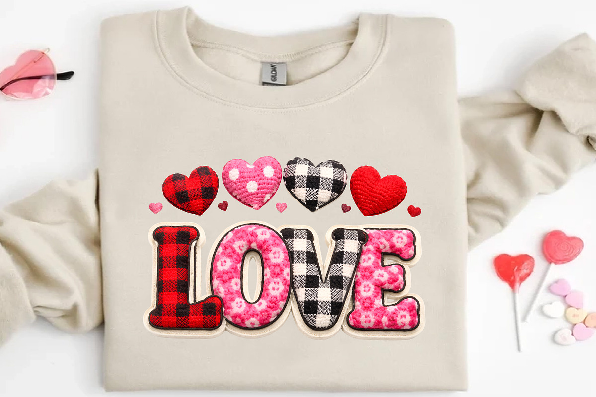 Valentine’s Day Heart LOVE PNG, an Illustration by DreamCafeArt (Photo 2 of 8)
