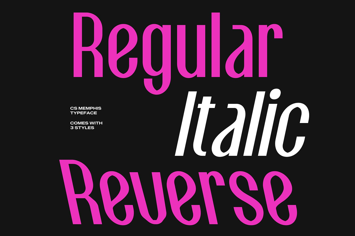 CS Memphis – Condensed Font, a Sans Serif Font by Craft Supply Co. (Photo 2 of 8)