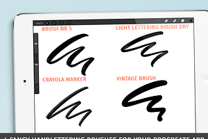Procreate Handlettering Brushkit No3