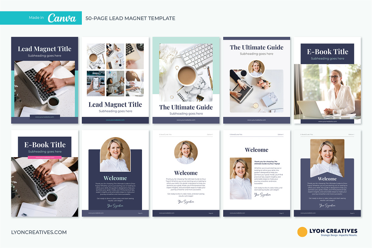 Elevate Lead Magnet Pack Canva, a Marketing Template by LyonCreatives (Photo 2 of 6)