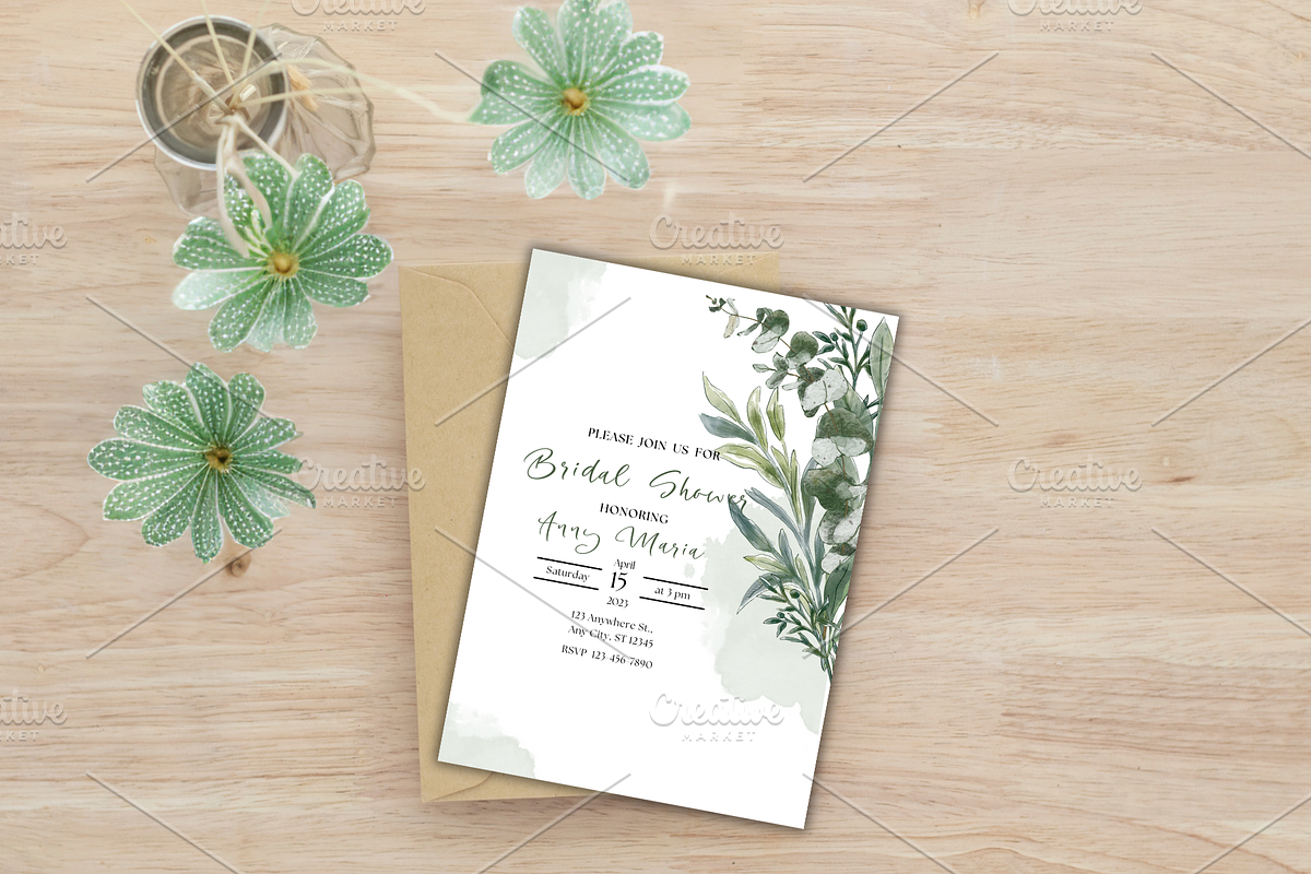 Bridal Shower Invitation!, a Print Template by TheSimplySereneShop (Photo 5 of 5)