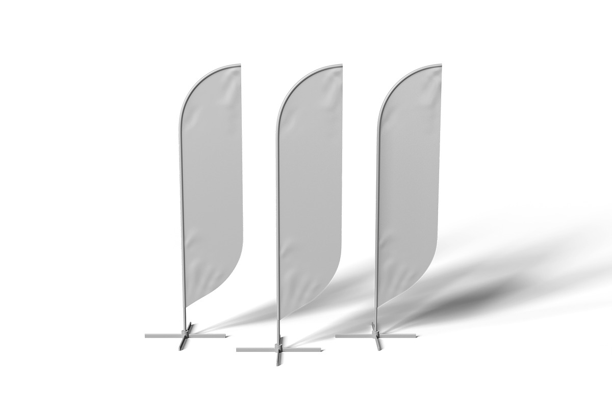 Flag Mockup, an Advertising Mockup by mockupbuys (Photo 9 of 26)