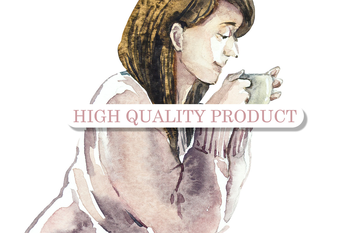 Girls. Watercolor Sketch, a Person Illustration by Budogoshch (Photo 5 of 8)