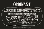 Ordinant, a Serif Font by deadlock studio (Thumbnail 6 of 8)