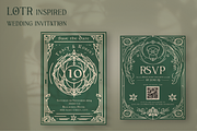 LOTR Inspired Wedding Template, an Invitation Template by Enchanted Visions Shop (Thumbnail 3 of 3)