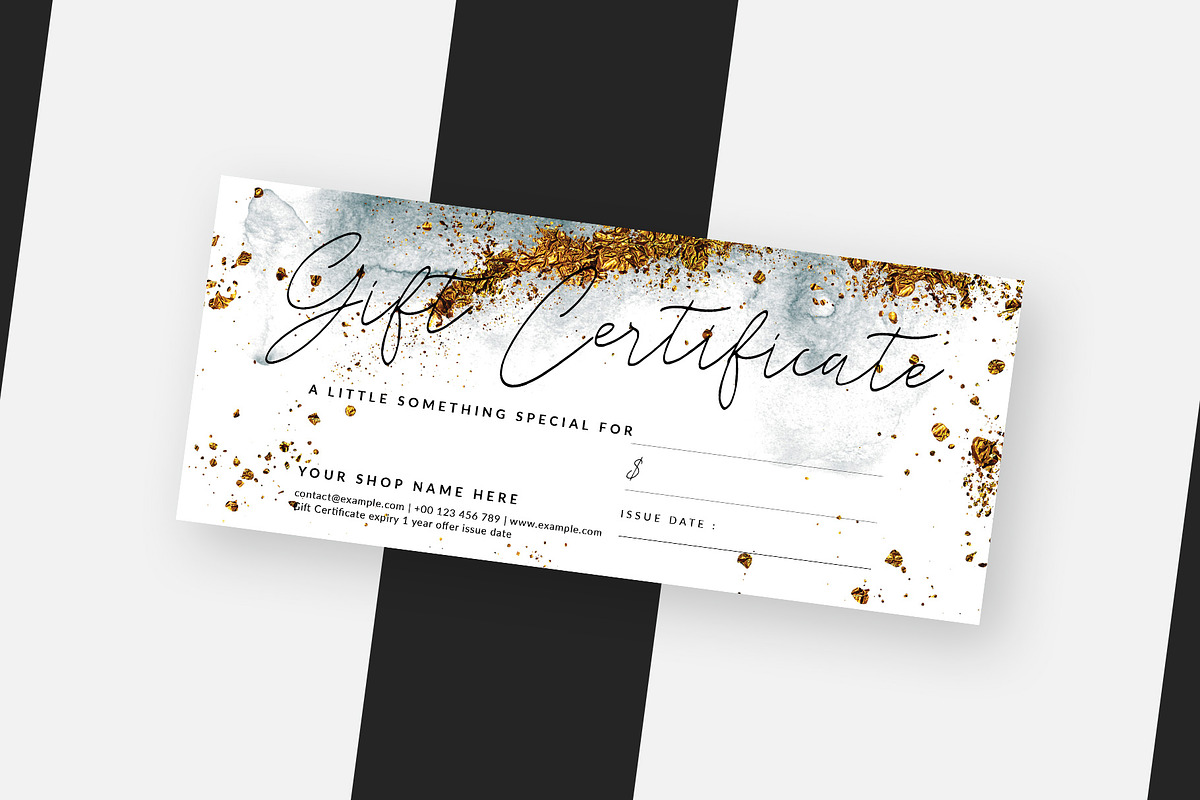 Gift Certificate, a Card Template by Amit Debnath (Photo 4 of 6)