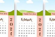 Editable Canva Frame Calendar 2024, a Stationery Template by Waliullah Solutions (Thumbnail 4 of 4)