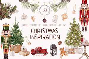 Christmas Inspiration Watercolor set