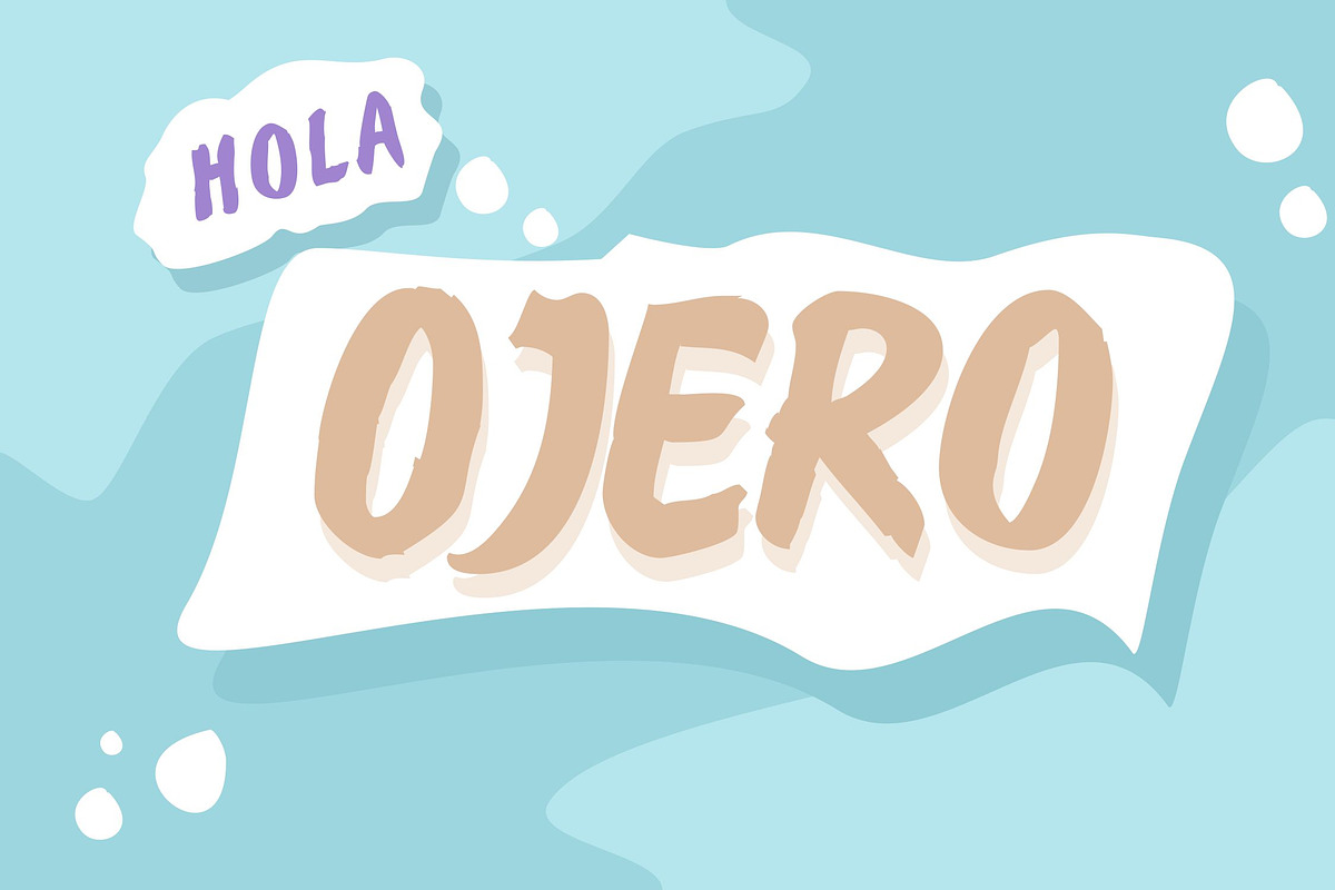 Ojero -  Retro Brush Font, a Font by dexsarharryfonts (Photo 1 of 10)