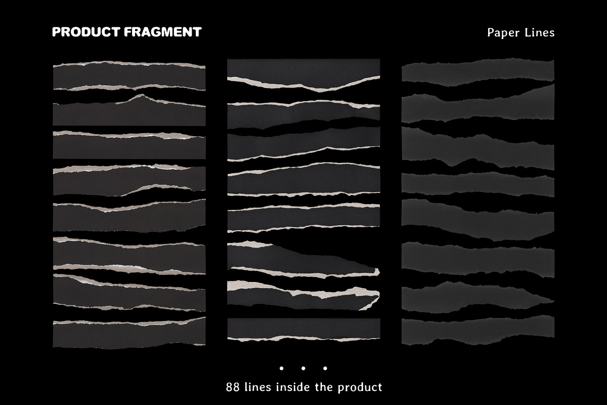 TOOORN - Series of Torn Paper Mockup, a Texture Graphic by BORT GRAPHIC (Photo 10 of 12)