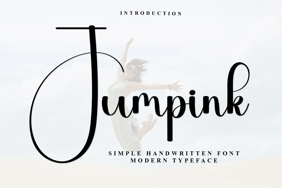 Jumpink, a Handwritten Font by InermediaSTUDIO (Photo 1 of 7)