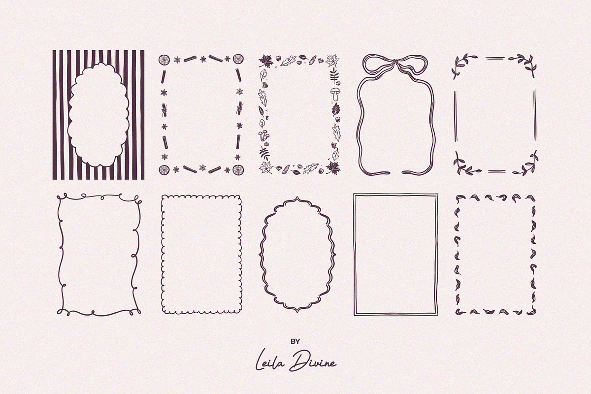 Cozy Autumn Hand Drawn Collection, a Seasonal Illustration by Leila Divine (Photo 20 of 29)