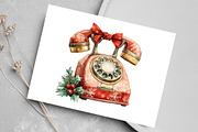 Retro 50s Christmas Clipart, an Illustration by Canvas Craft (Thumbnail 7 of 8)