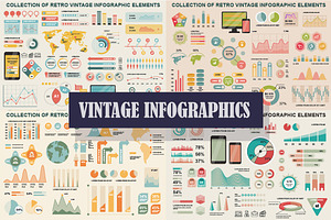 Bundle Vintage Infographics