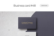 Business Card Mockup Template Bundle, a Business Card Template by PrintPixel (Thumbnail 57 of 104)