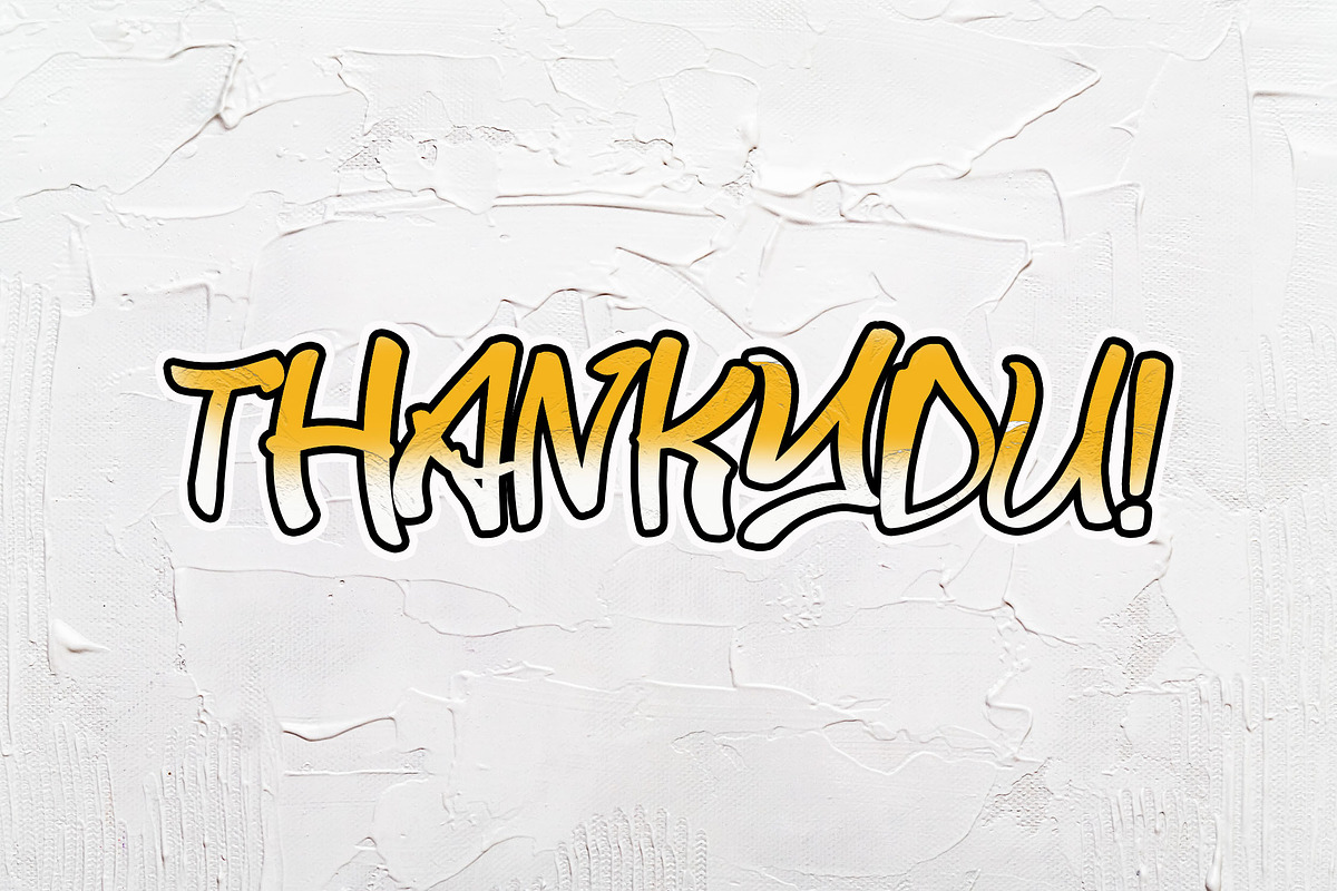 FABERK Graffiti Font, a Handwritten Font by NTC Graphic (Photo 9 of 9)