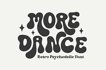 More Dance - Retro Display Font
