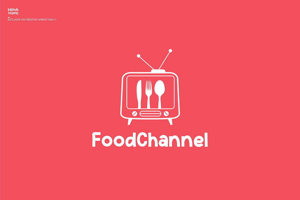 Food Channel, a Branding & Logo Template by blends.studio (Photo 4 of 4)