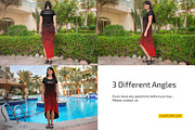 Fashion Female Dress Mockup Set, a Shirt Mockup by Country4k (Thumbnail 4 of 4)