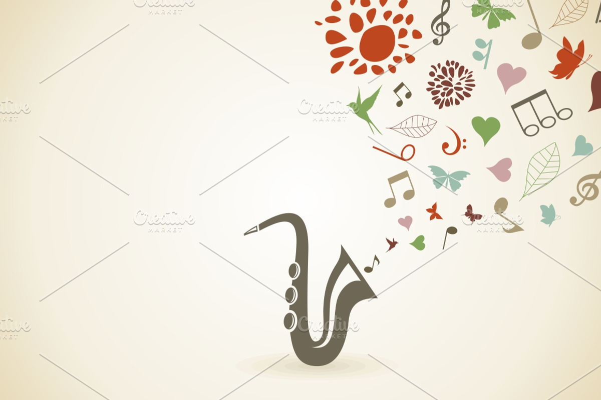 Saxophone, an Illustration by Vector (Photo 2 of 3)