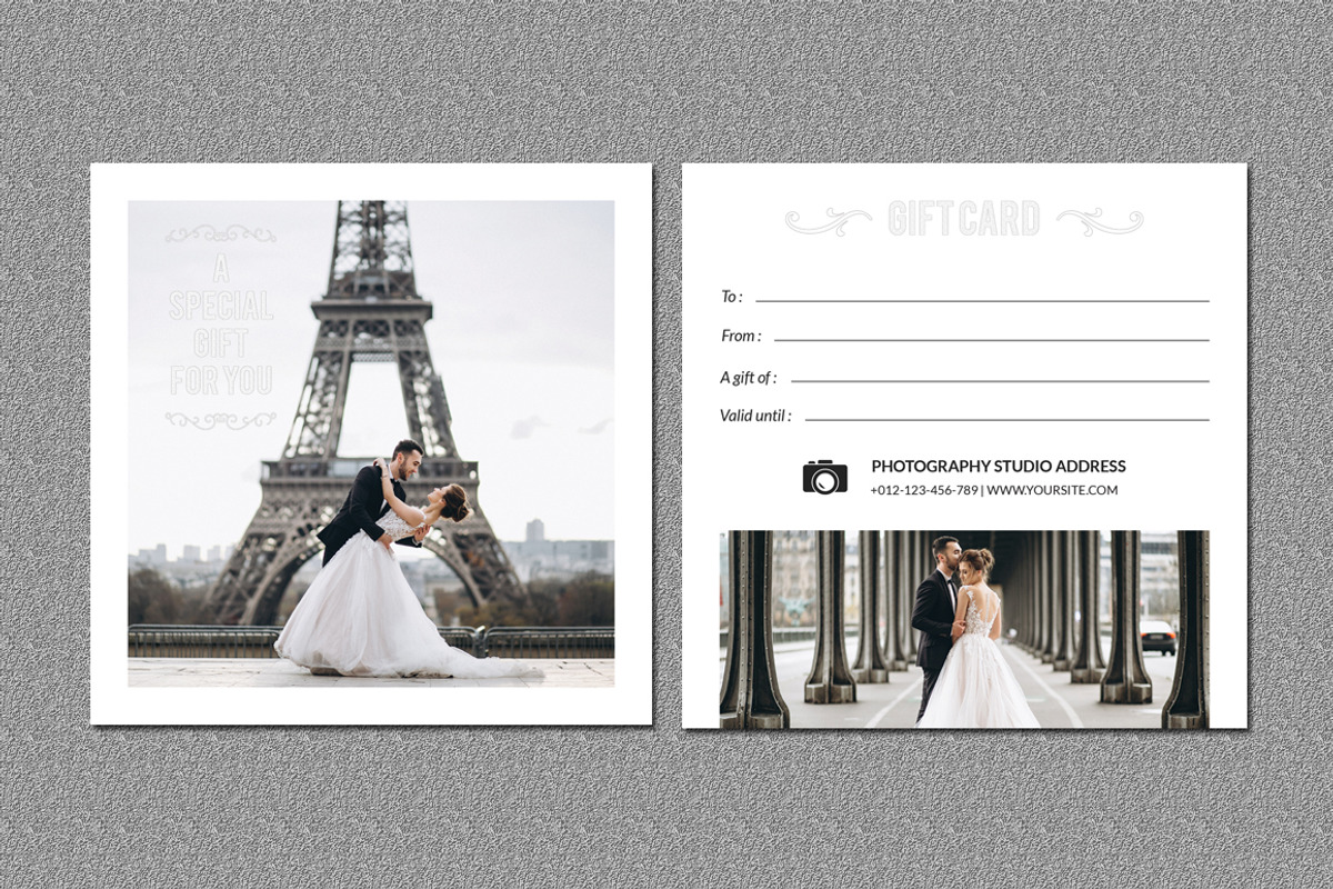 Photographer Gift Certificate-V01, a Card Template by Rimana_Templatehive (Photo 3 of 3)
