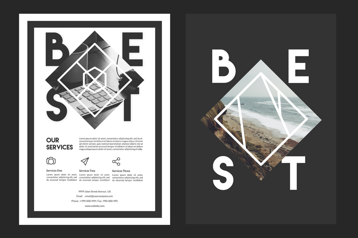 Minimalist Geometric Vector V2, an Illustration by Azruca (Photo 3 of 4)