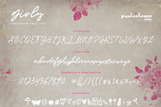 Girly Feminine Script Font, a Script Font by pixelcolours (Thumbnail 6 of 6)