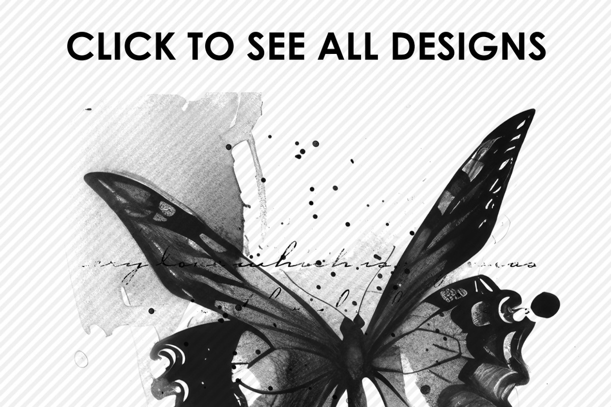 Messy Butterflies Brushes for PS/PRO, a Brush Add-On by Polka Dot Pixels (Photo 2 of 2)