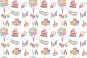 Birthday party pattern, an Object Illustration by Cmeree (Thumbnail 2 of 3)