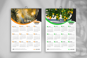 2026 one page calendar design, a Stationery Template by Tanmoy Topu
