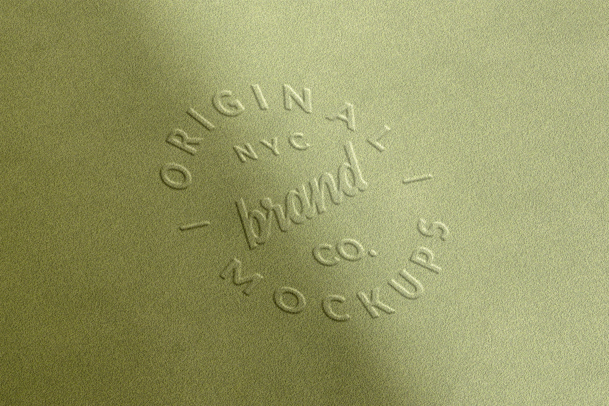 Embossed Fabric Logo Mockups, a Mockup by pixelbuddha.net (Photo 3 of 8)